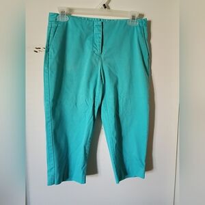 Worthington Modern Fit Turquoise Capris Size 2P